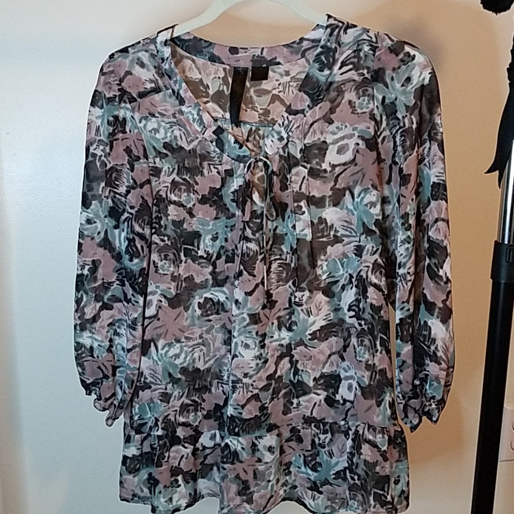 🧚Sheer Cool Tone Blouse : Petticoat Alley